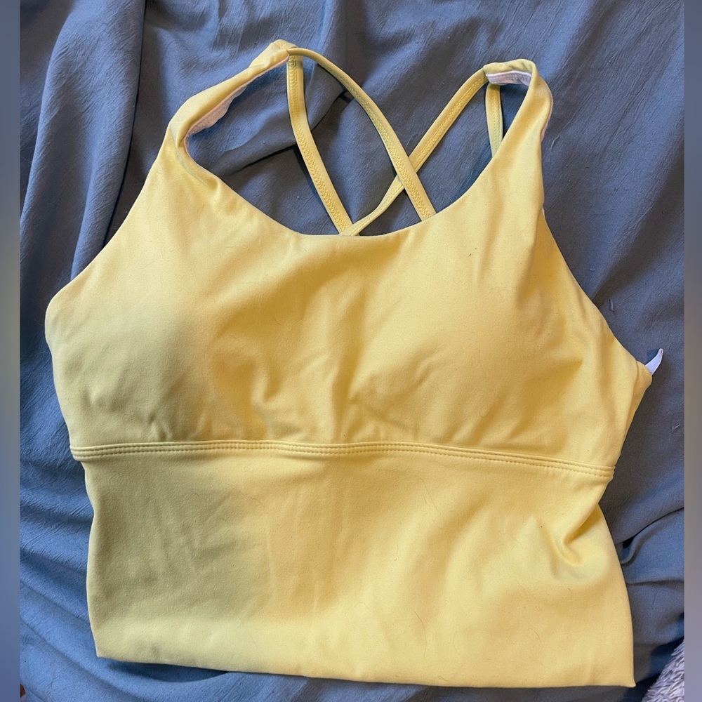 yellow matrix bra